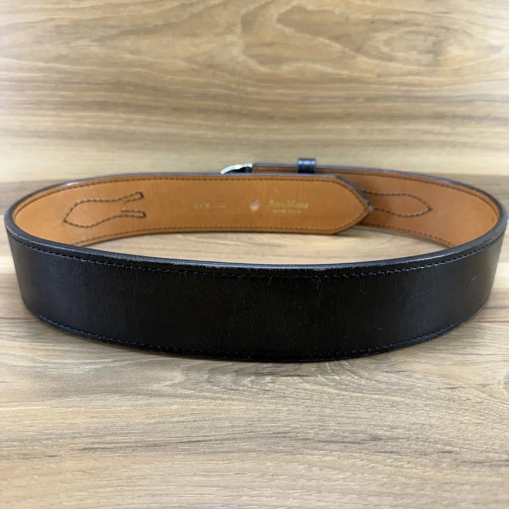 DON HUME Duty Belt 32 Black‎ Leather 2.25 in Oklahoma USA Made